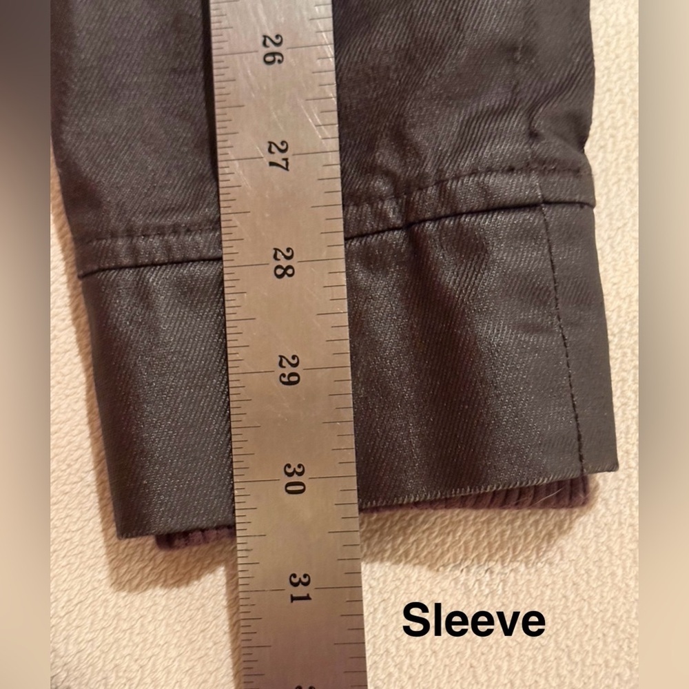 Twice 1210 Bomber Jacket Dark Cognac Waxed Finish Moto Style Size Large Pockets - Picture 8 of 16